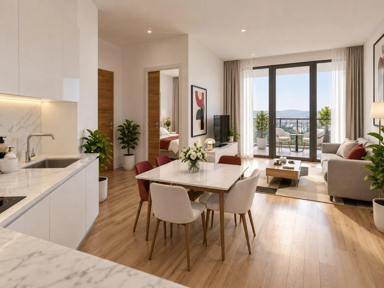 Квартира, 2-комн., 47.9 м², Balavari Varketili