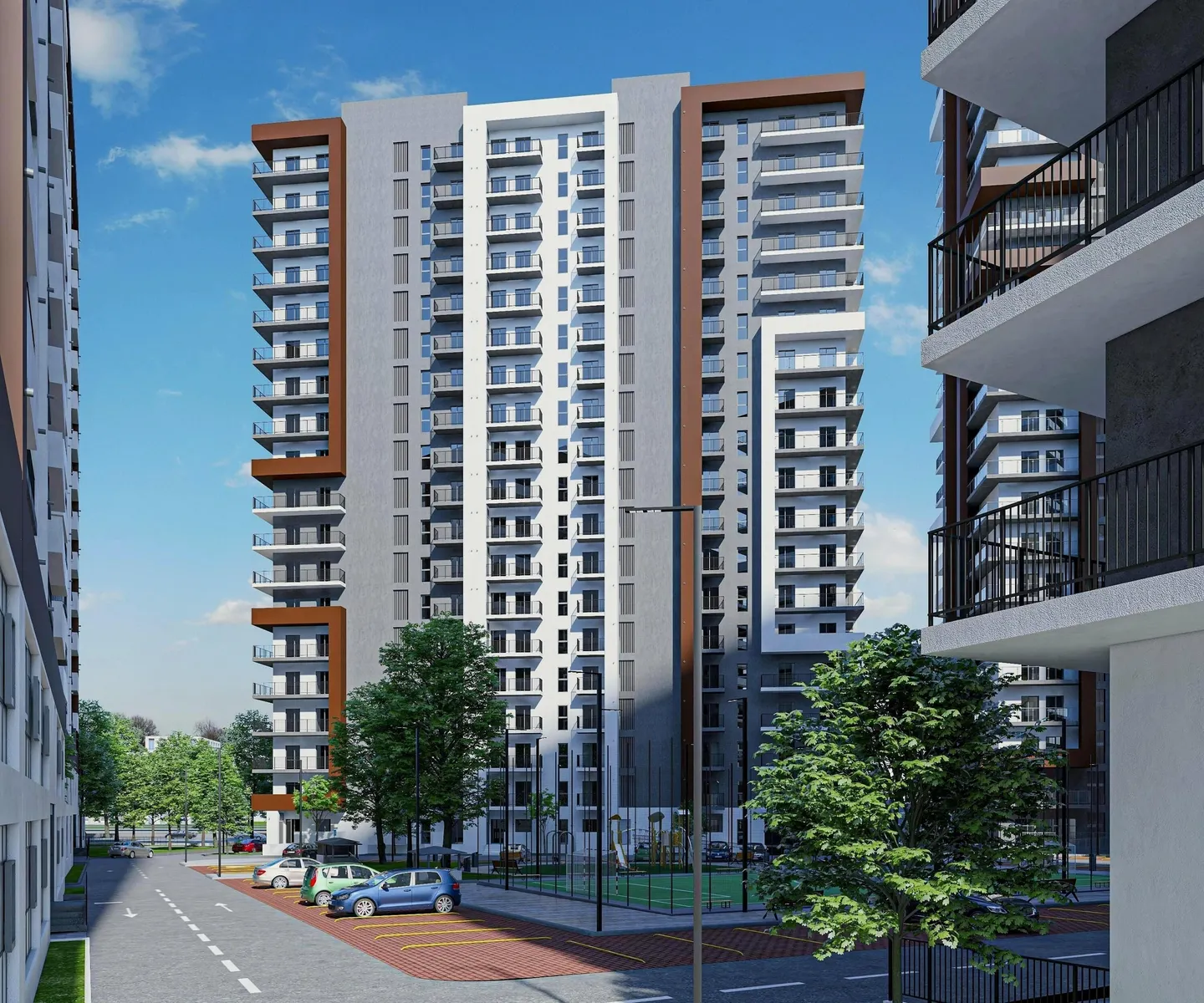 M² at Mirtskhulava residential complex