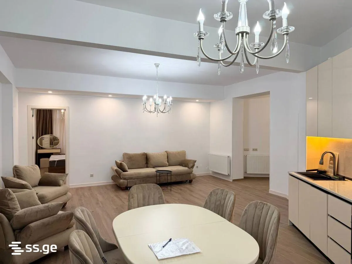 ბინა, 3-ოთახიანი, 100 მ², Shartava Pool House