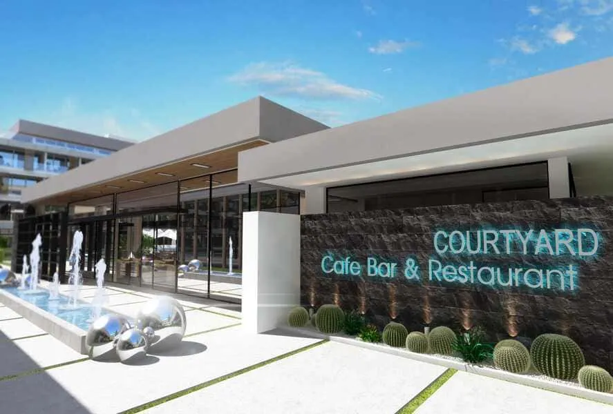 Courtyard Long Beach residential complex