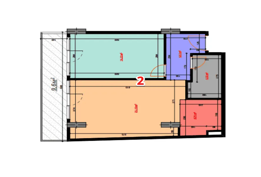 Apartment, 59 m²
