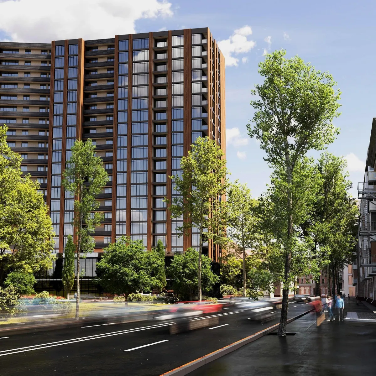 Bochorma Street by Index residential complex