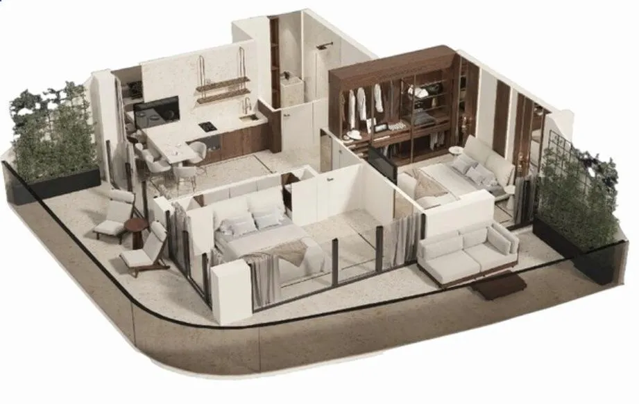 Квартира, 3-комн., 70 м²