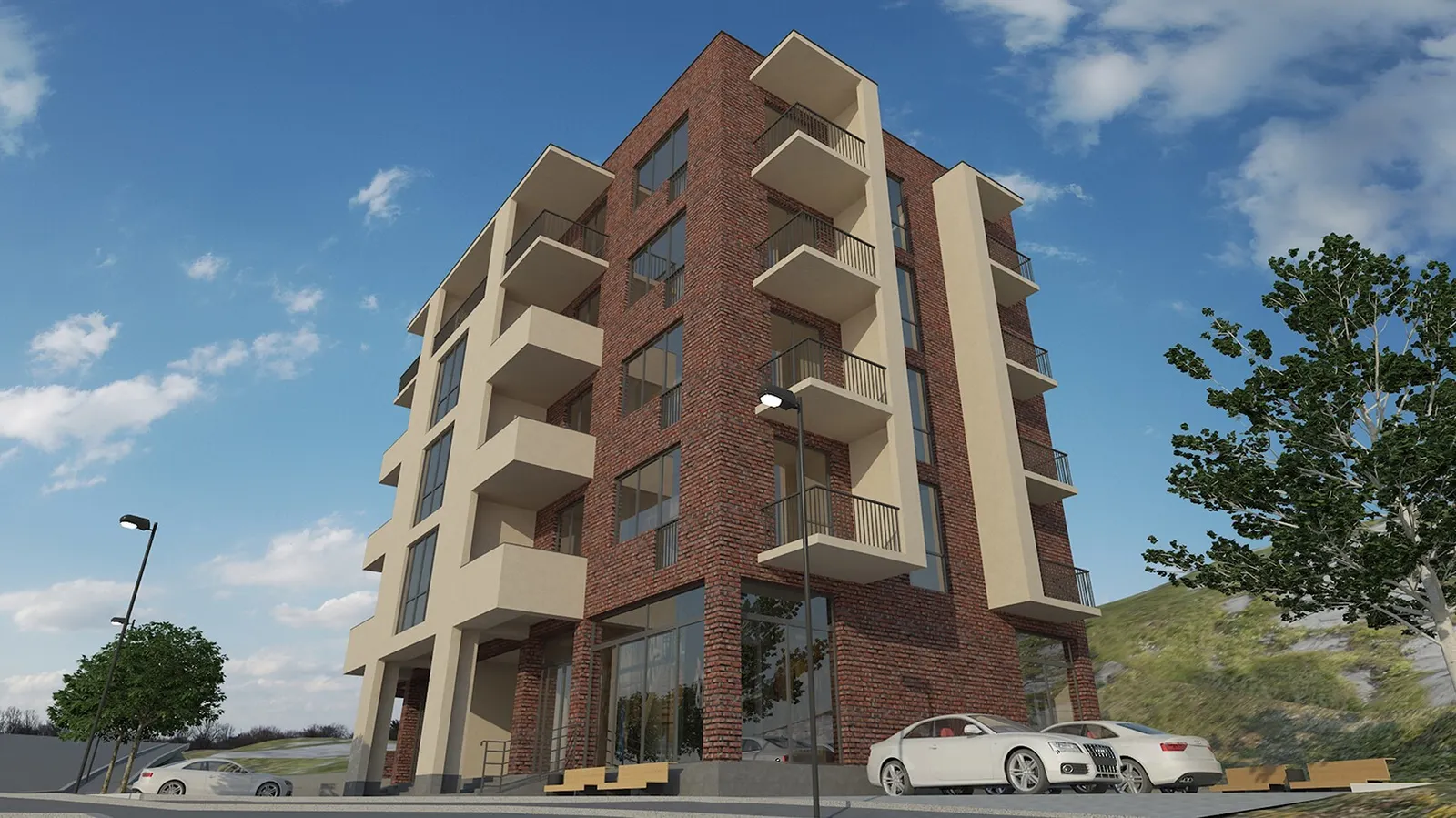 Nino Zhvania St, 55 residential complex