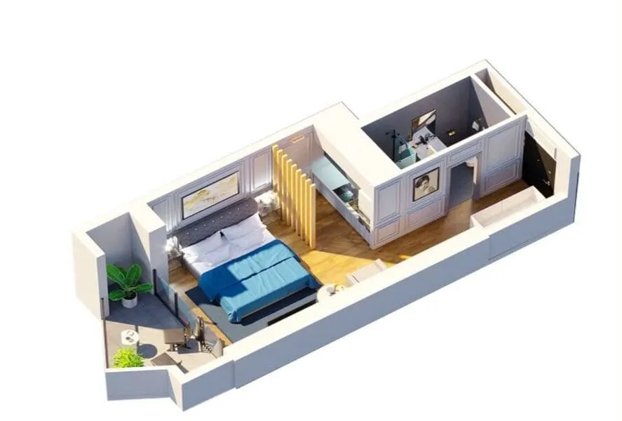 Квартира, 31.1 м²