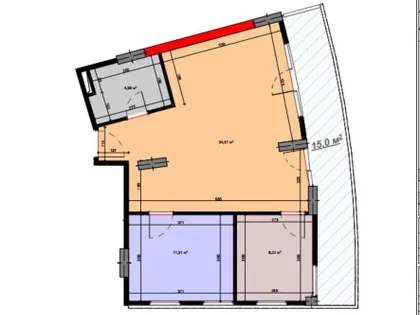 Apartment, 3-room, 75 m²