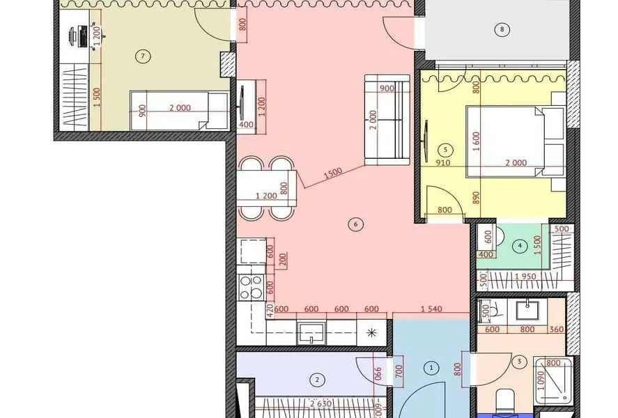 Квартира, 2-комн., 72 м²
