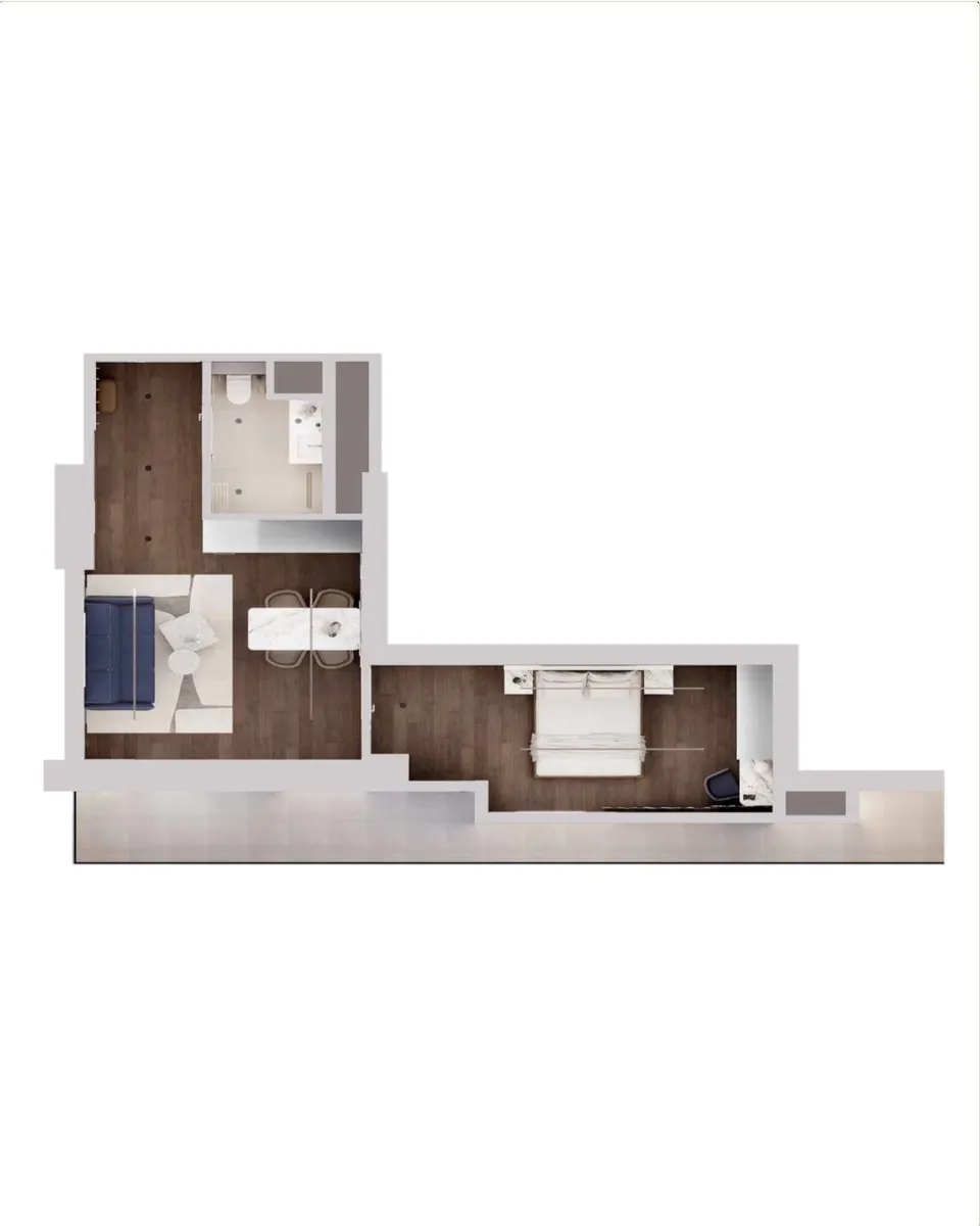 Квартира, 2-комн., 66.35 м²