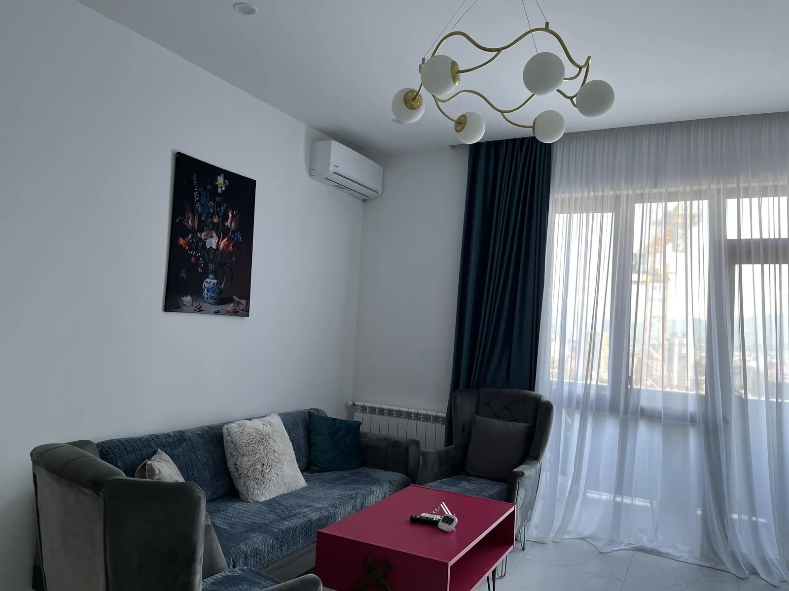 Квартира, 3-комн., 62 м², Gumbati in Kheivani
