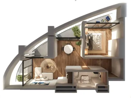 Квартира, 2-комн., 73.7 м²
