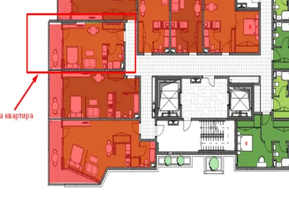 Apartment, 1-room, 56.45 m²