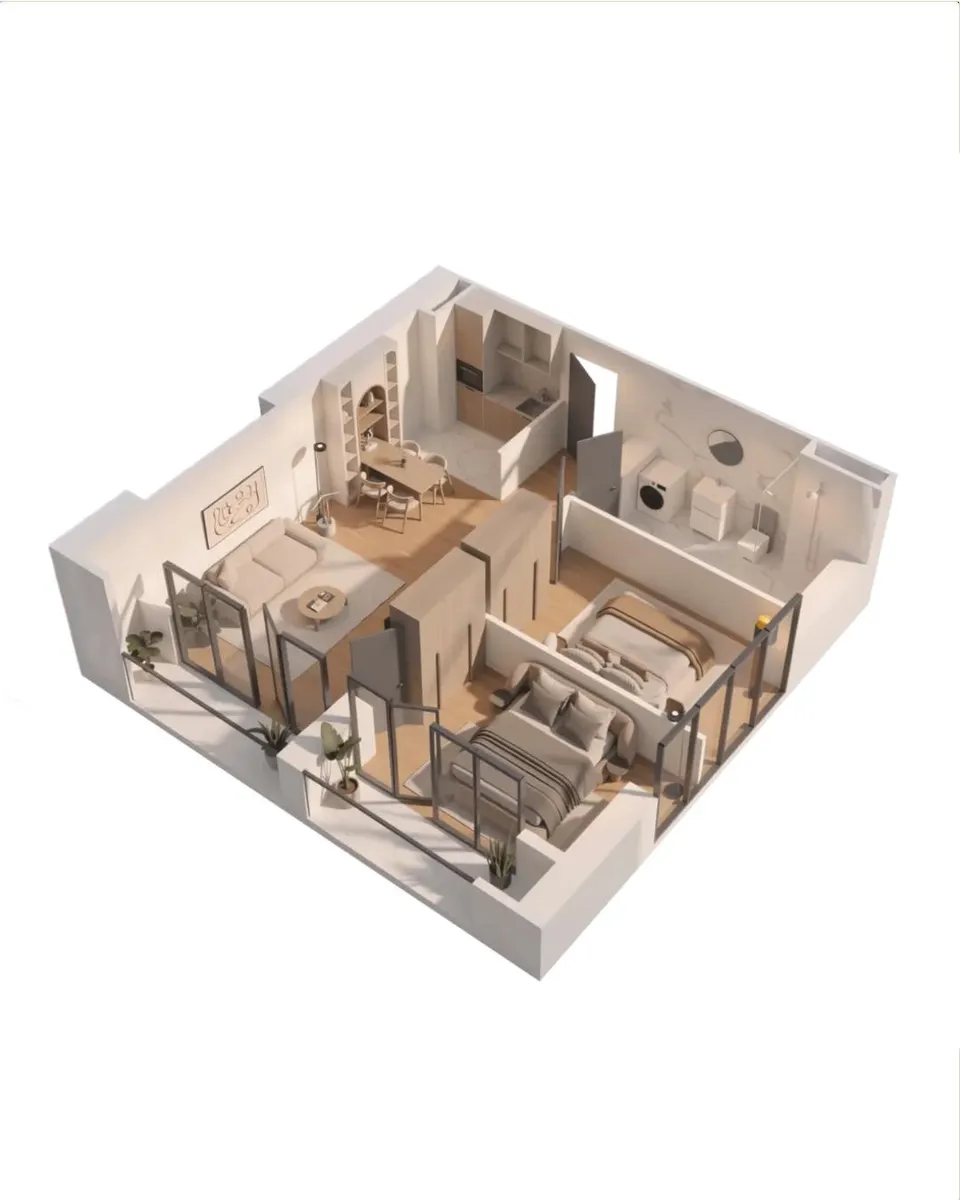Квартира, 3-комн., 76.9 м²