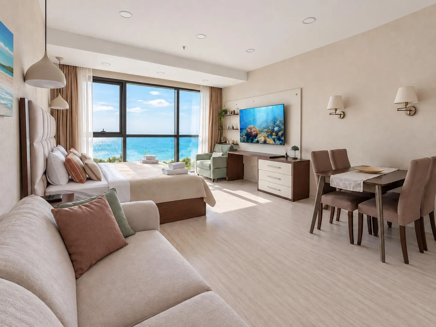 Apartment, 1-room, 40 m², Porta Batumi Tower