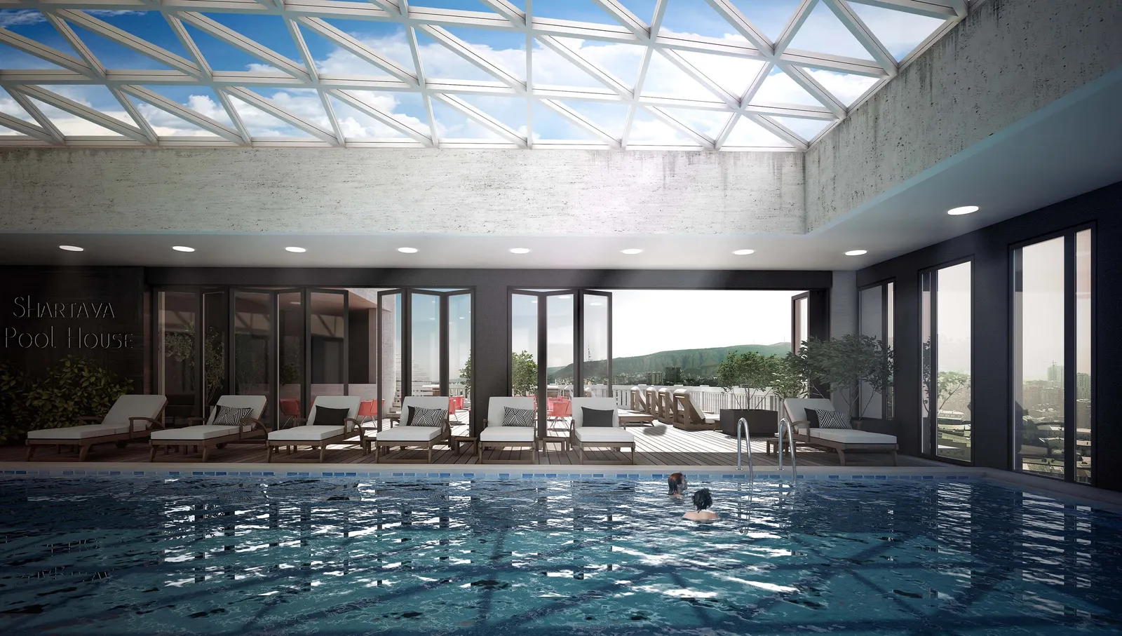 Shartava Pool House residential complex