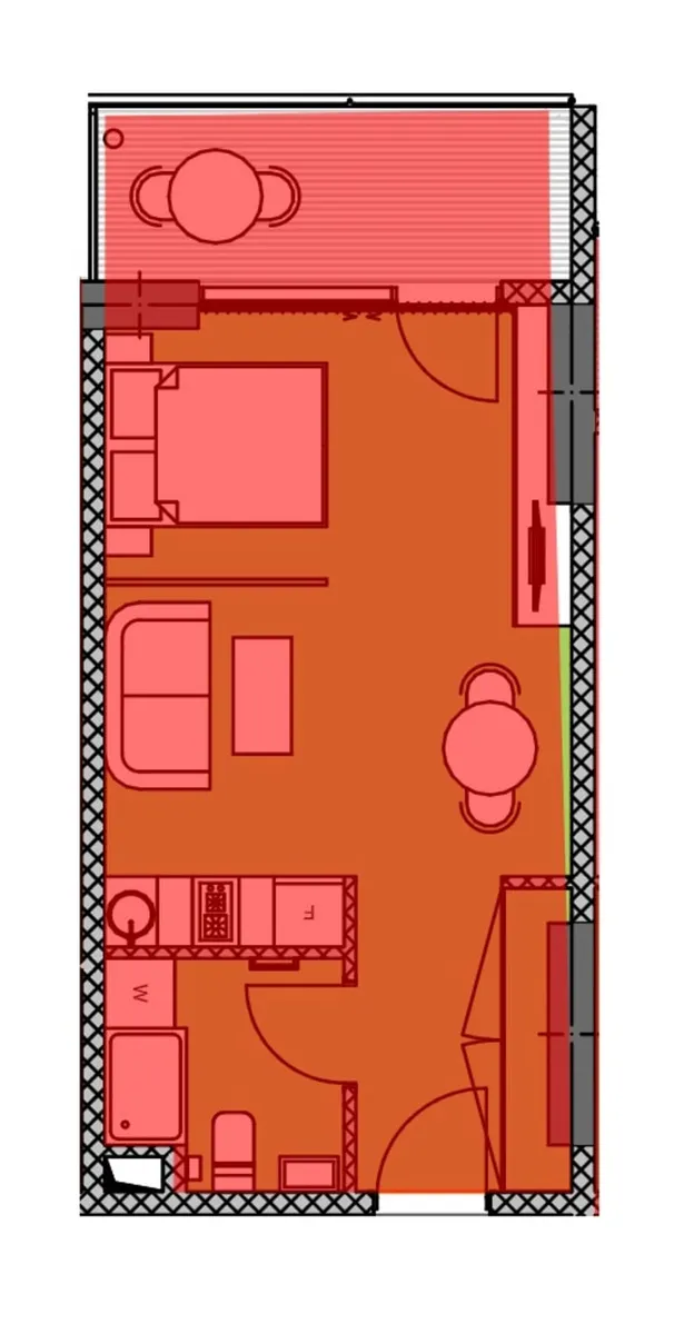 Квартира, 35.39 м²