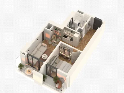 Квартира, 2-комн., 47.47 м²