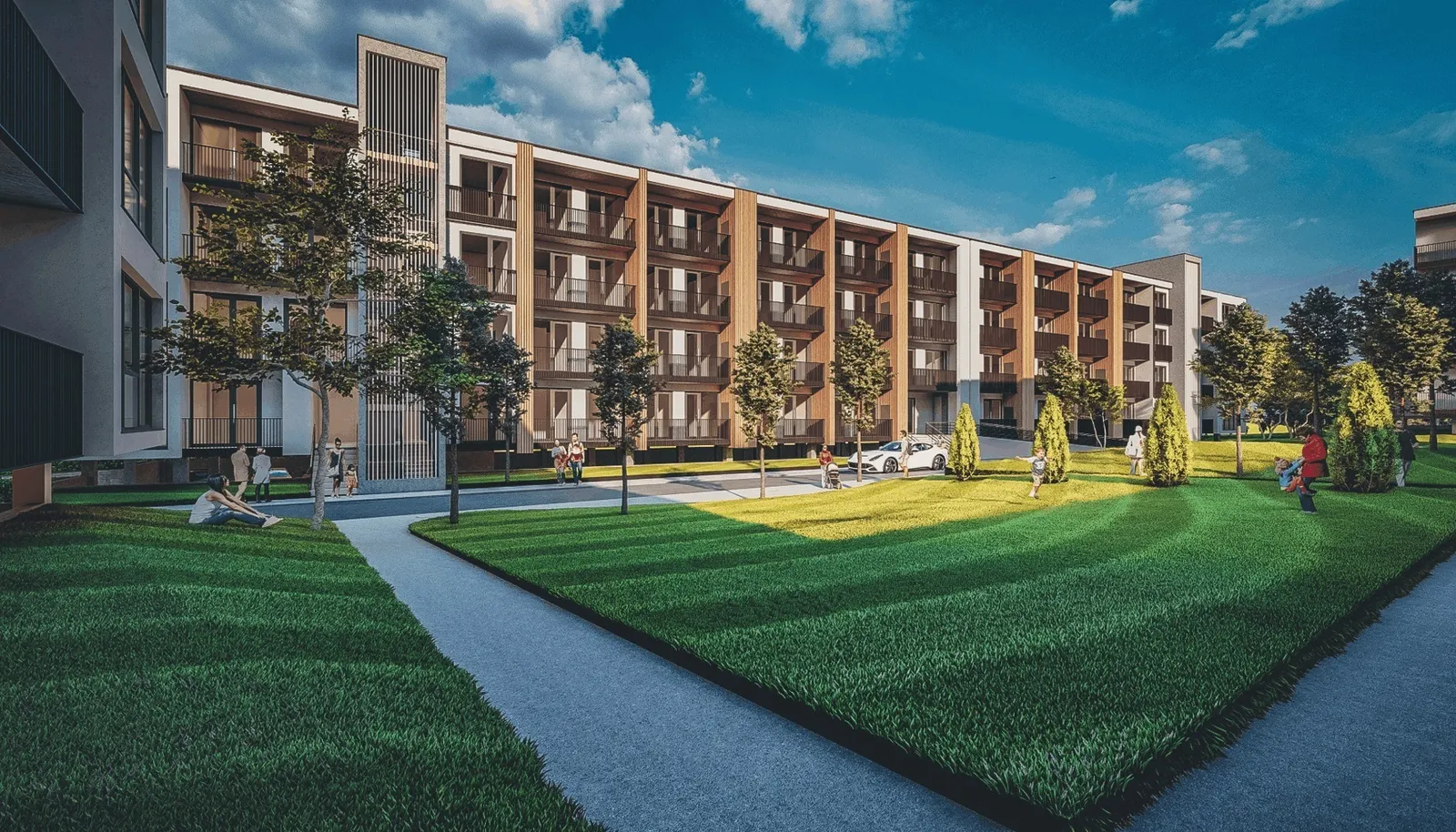 საცხოვრებელი კომპლექსი Modern City Lisi