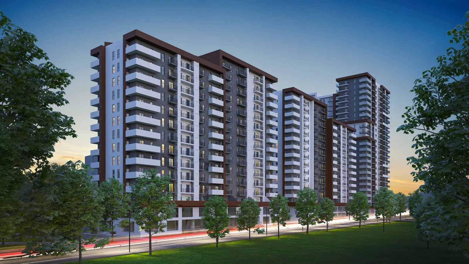 M² at Mirtskhulava residential complex