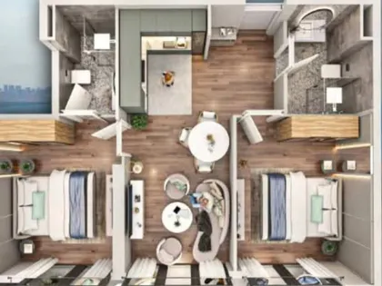 Квартира, 3-комн., 70.4 м²