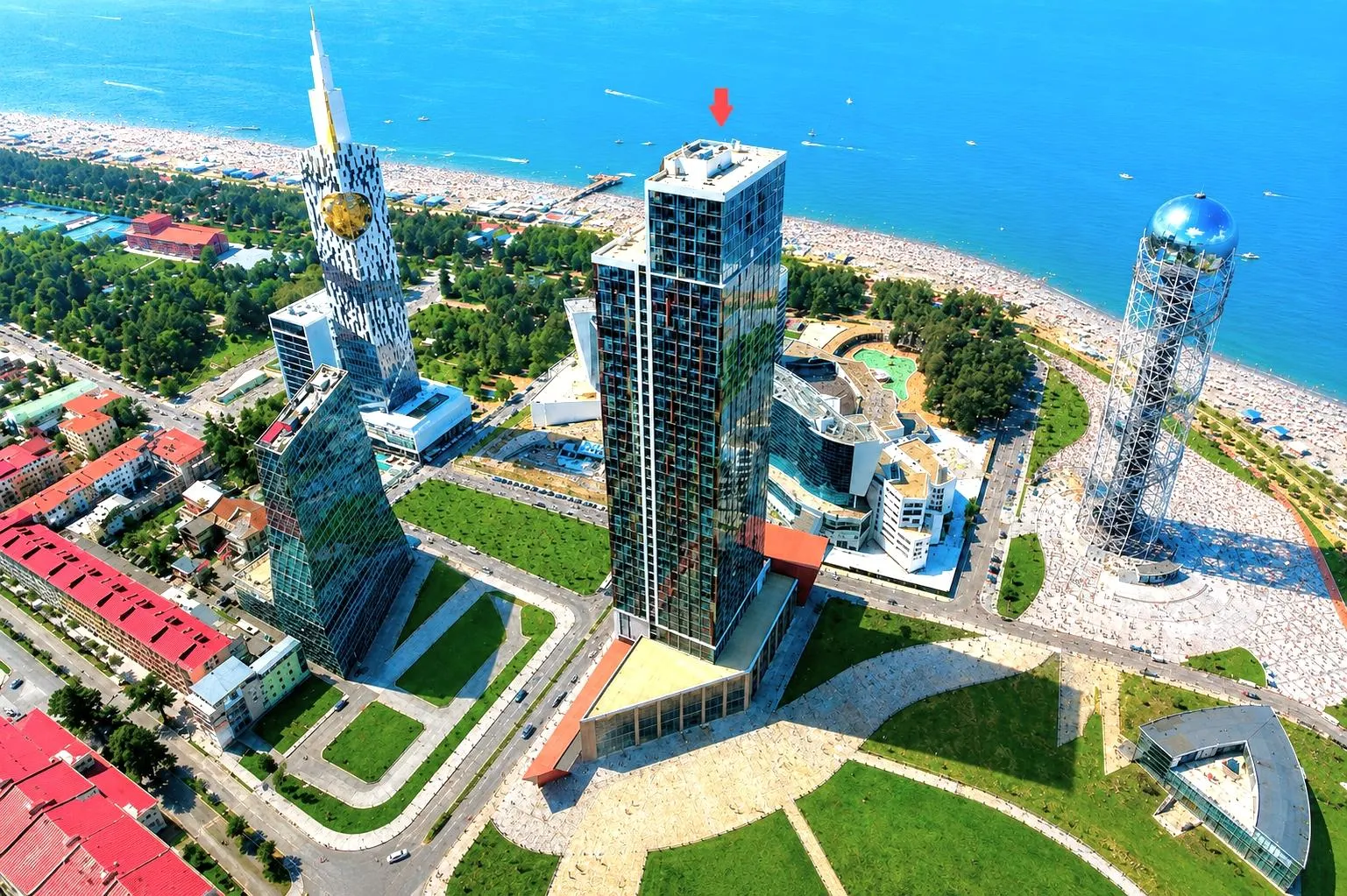 Квартира, 3-комн., 85 м², Porta Batumi Tower