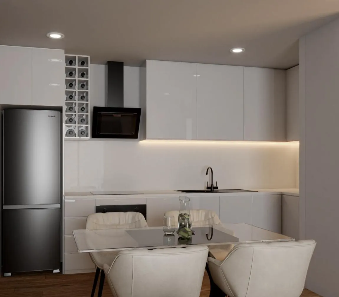 Apartment, 1-room, 40 m², Silk Towers