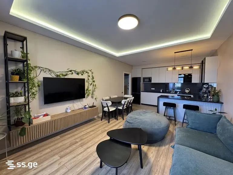 Apartment, 3-room, 90 m², Shartava Fusion