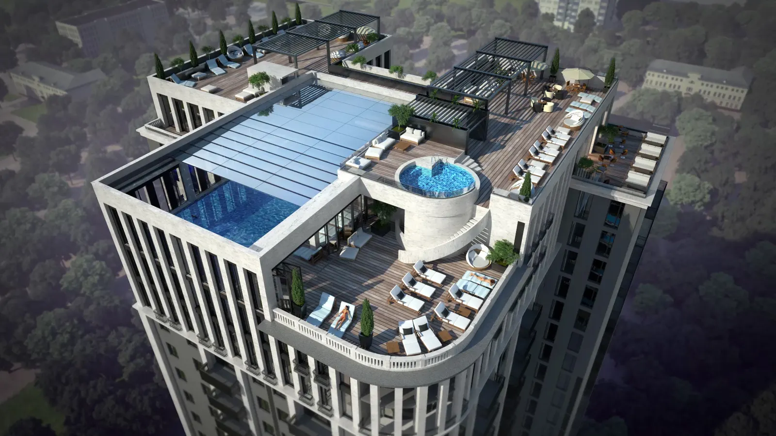Shartava Pool House residential complex