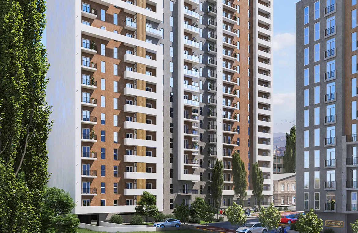 M² at Chkondideli residential complex