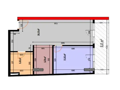 Apartment, 59 m²