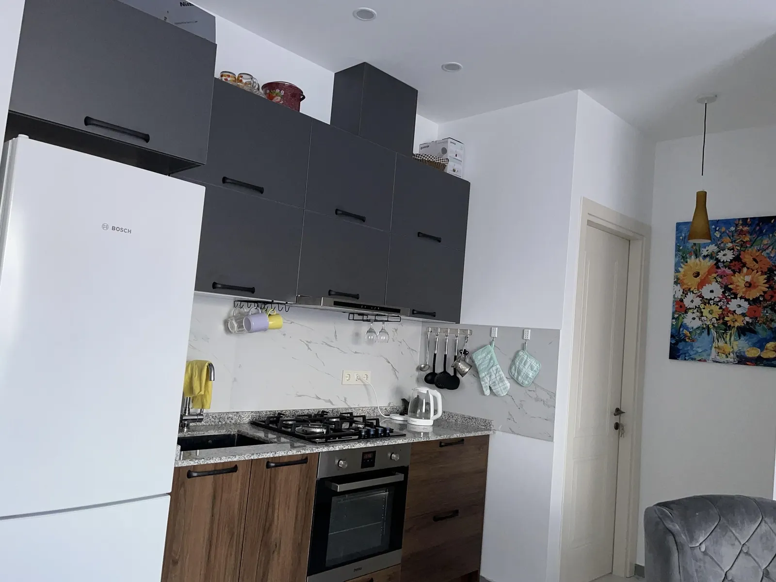 Квартира, 3-комн., 62 м², Gumbati in Kheivani