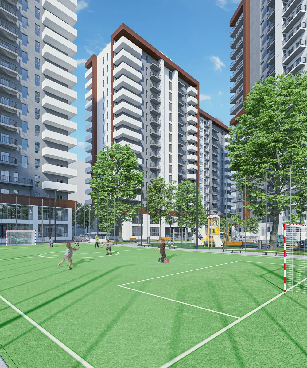 M² at Mirtskhulava residential complex