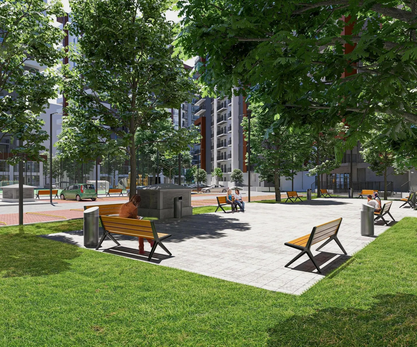 M² at Mirtskhulava residential complex
