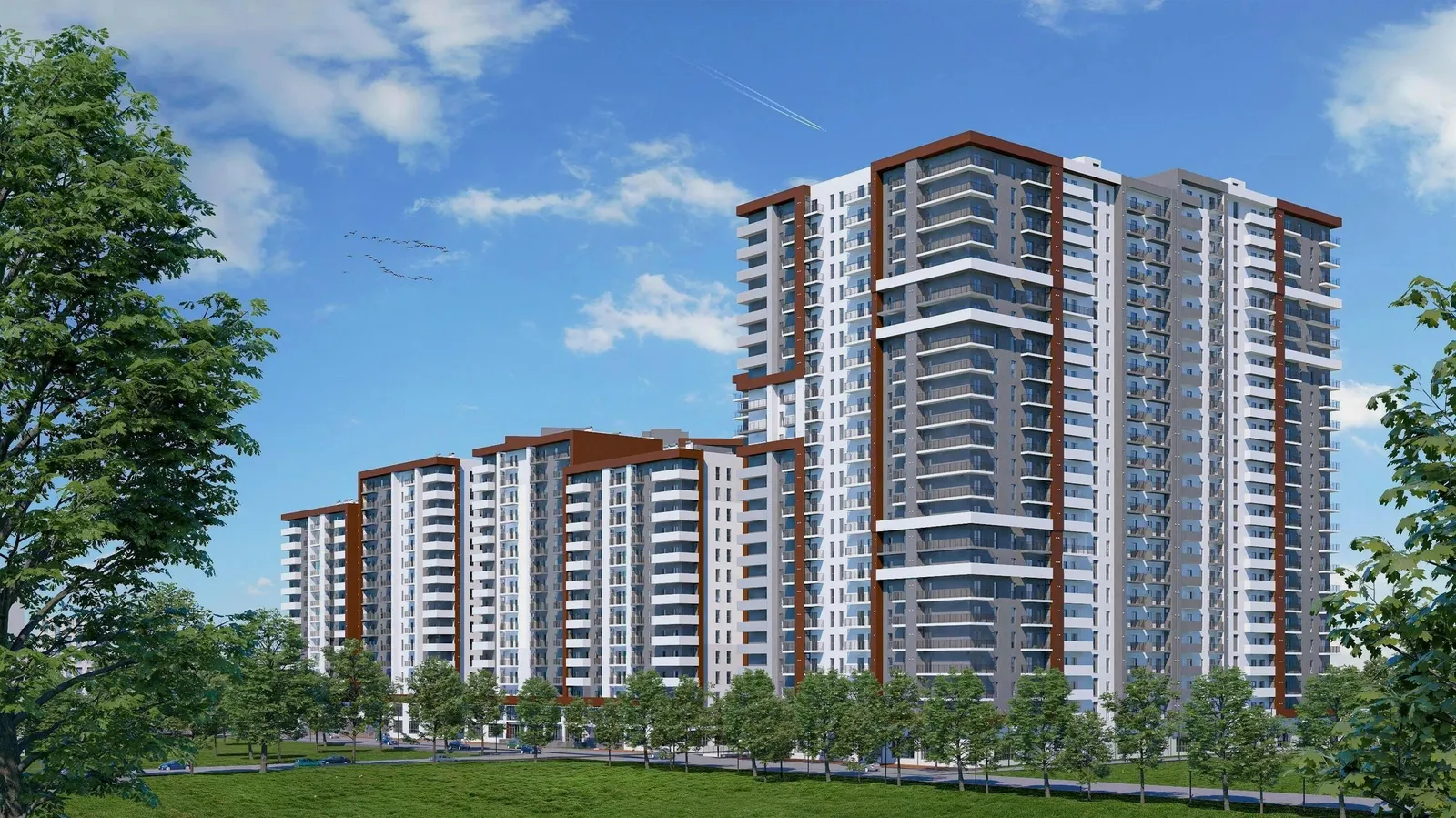 M² at Mirtskhulava residential complex
