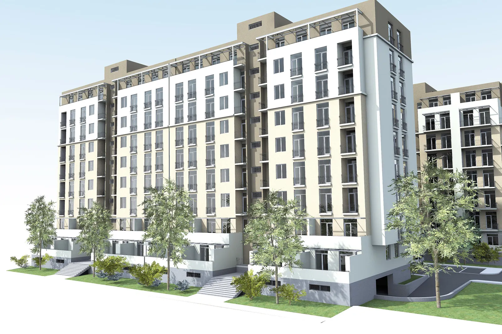 Vefkhistkaosani St, 54/1-2, Davari St, 37 residential complex