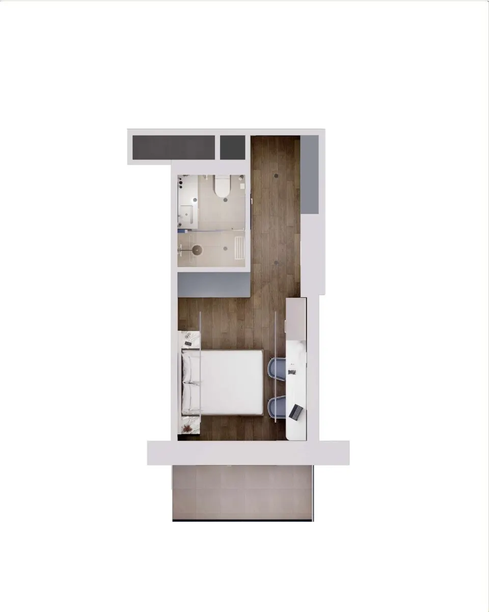 Квартира, 1-комн., 32.6 м²