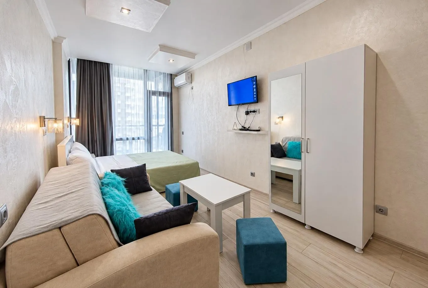 Apartment, 1-room, 32 m², Dar Tower