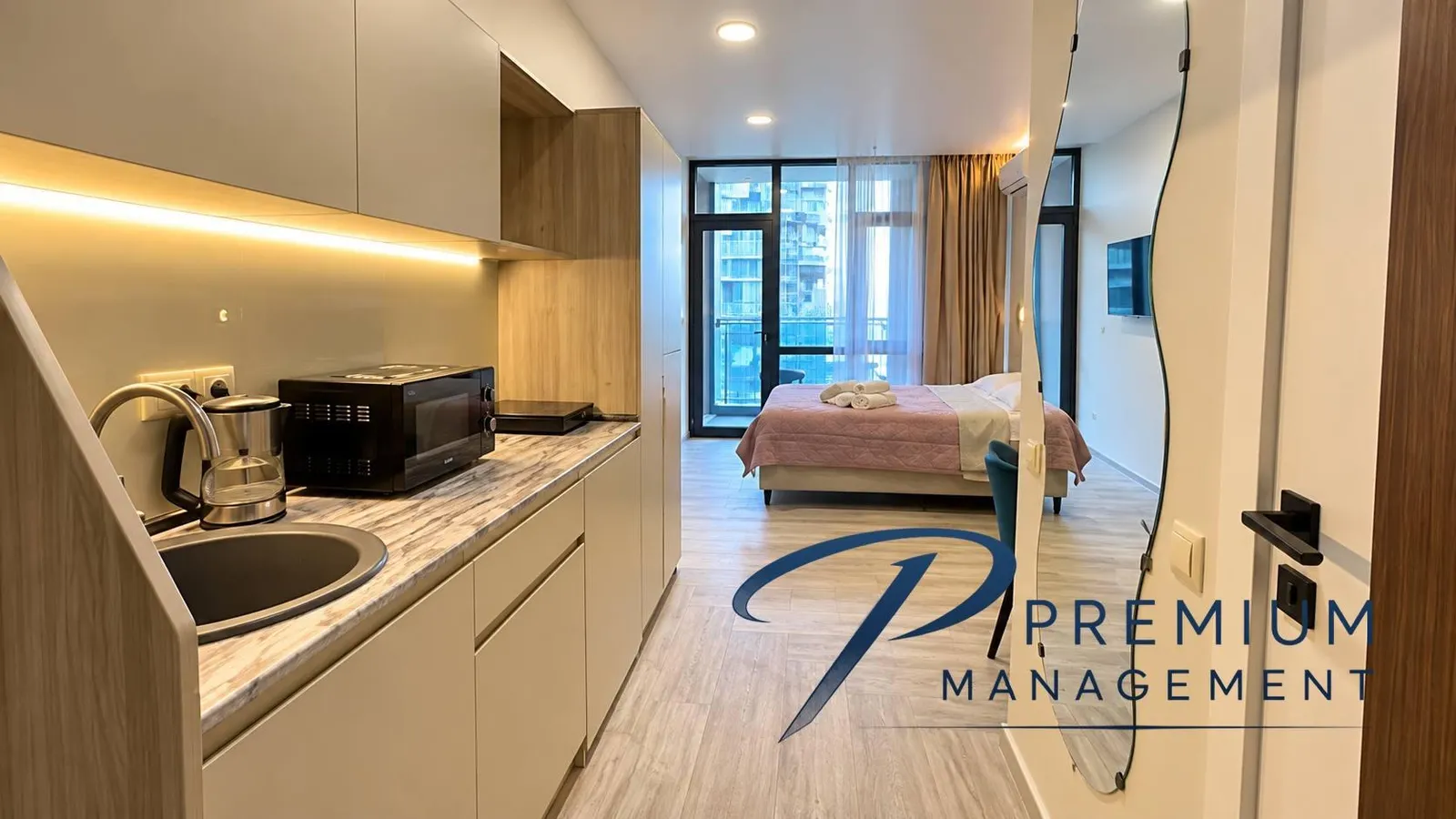 Квартира, 1-комн., 26.4 м², Alley Palace