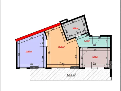 Apartment, 66 m²