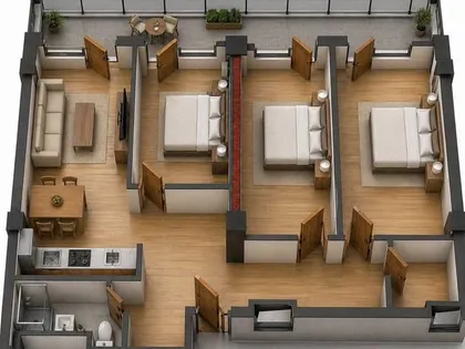 Квартира, 4-комн., 114 м²