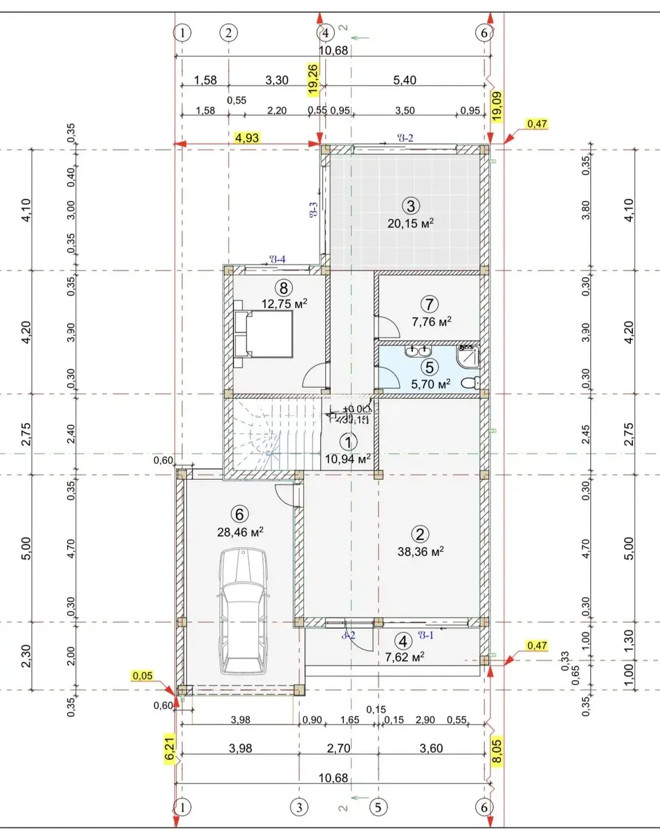 House, 7-room, 424 m²