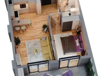 Квартира, 2-комн., 52 м²