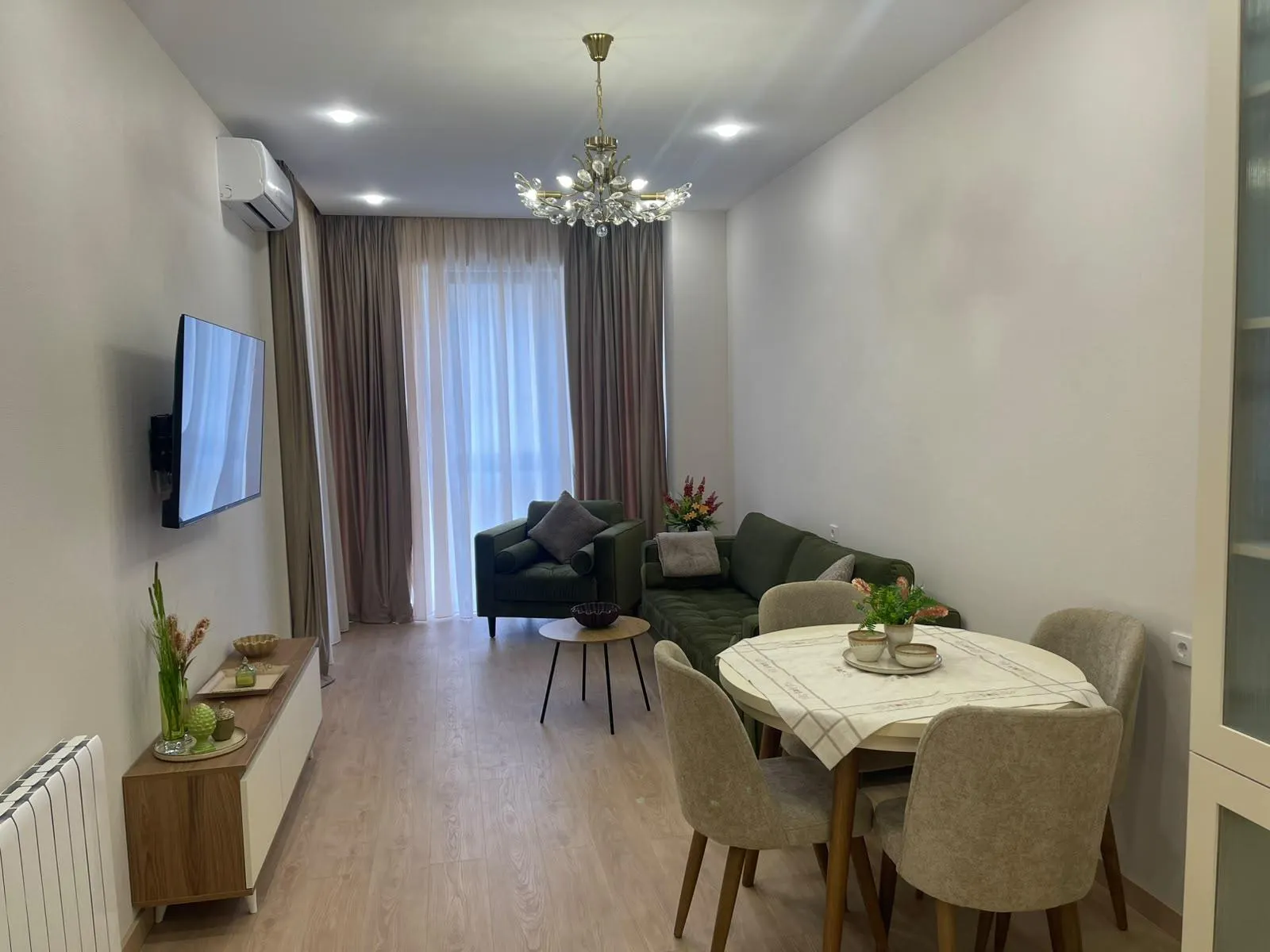 Квартира, 1-комн., 55 м²