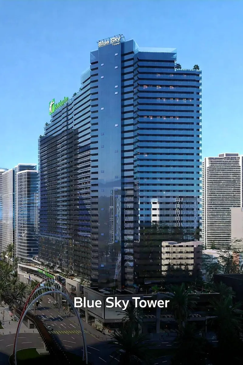 ბინა, 1-ოთახიანი, 32 მ², BlueSky Tower