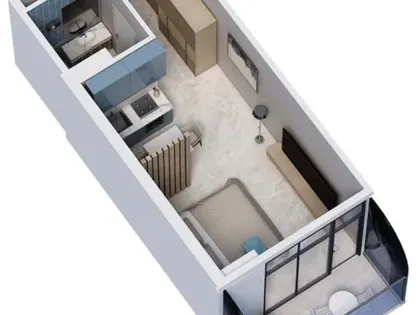 Apartment, 29.2 m²