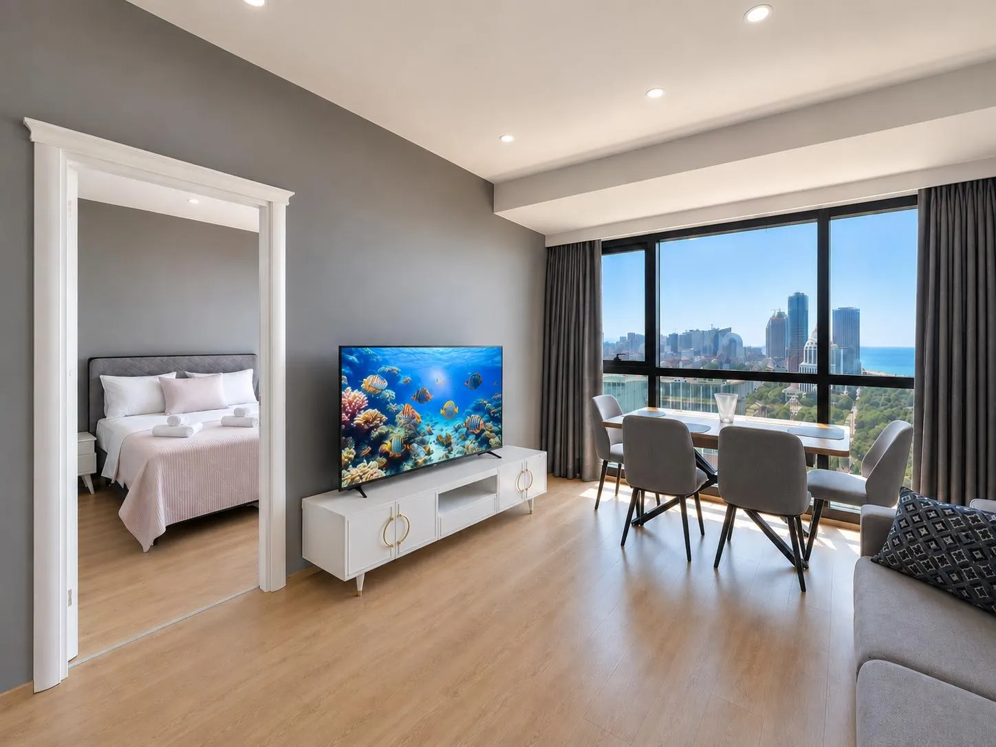 Apartment, 3-room, 85 m², Porta Batumi Tower