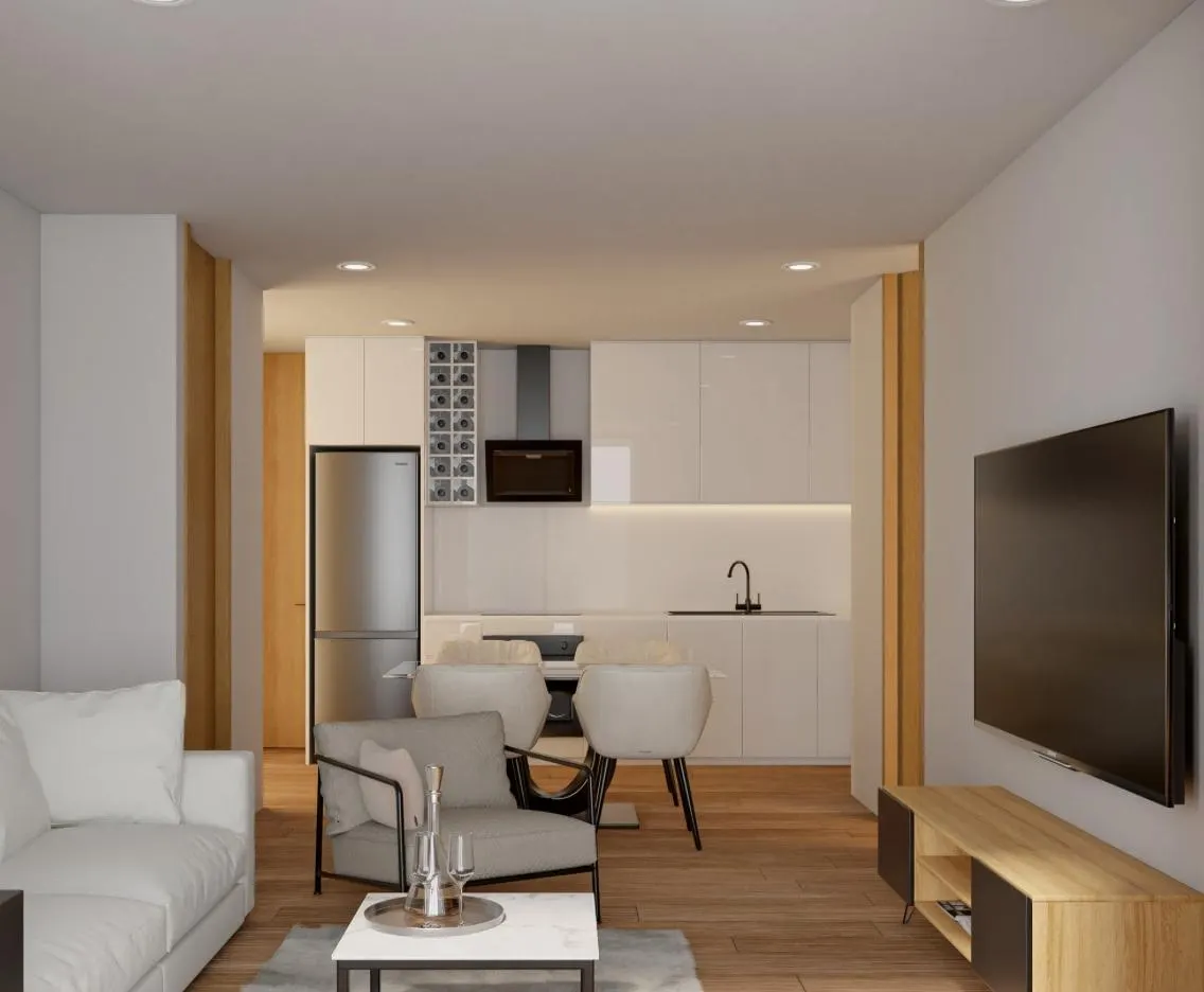 Apartment, 1-room, 40 m², Silk Towers