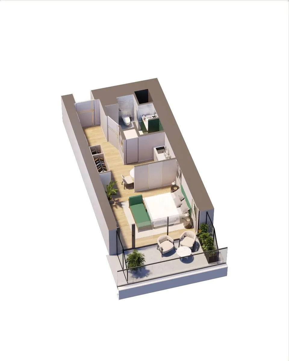 Квартира, 1-комн., 37.55 м²
