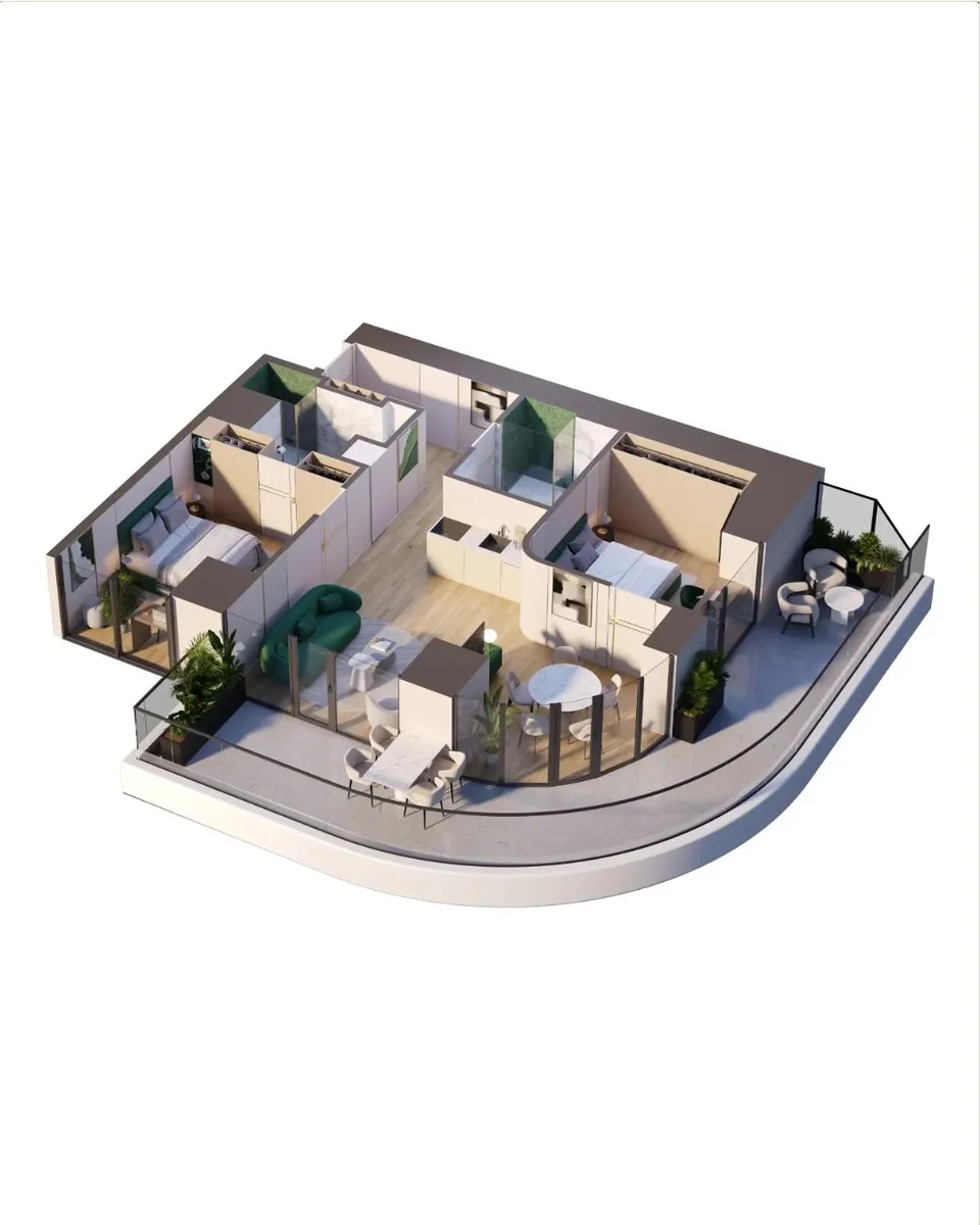 Квартира, 3-комн., 108.4 м²