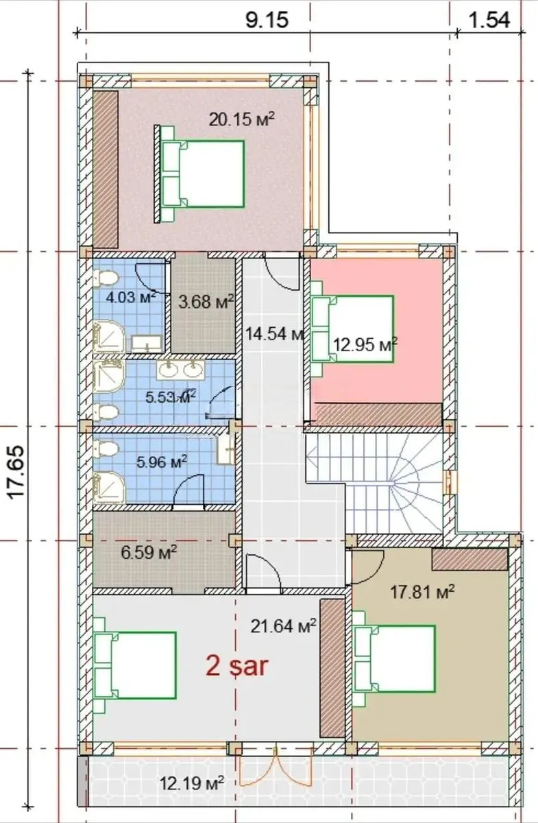 House, 7-room, 424 m²