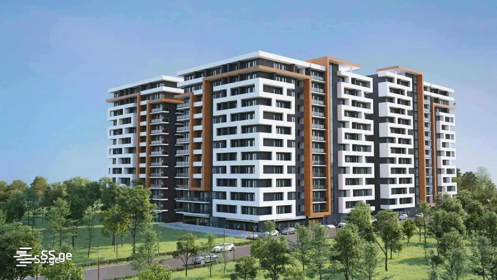 Apartment, 2-room, 60 m², Green Alley
